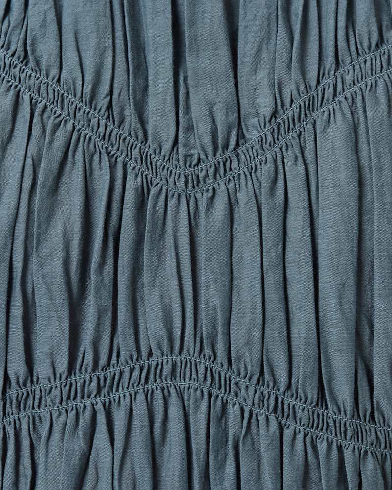 Melani Round Neck Gathered Top