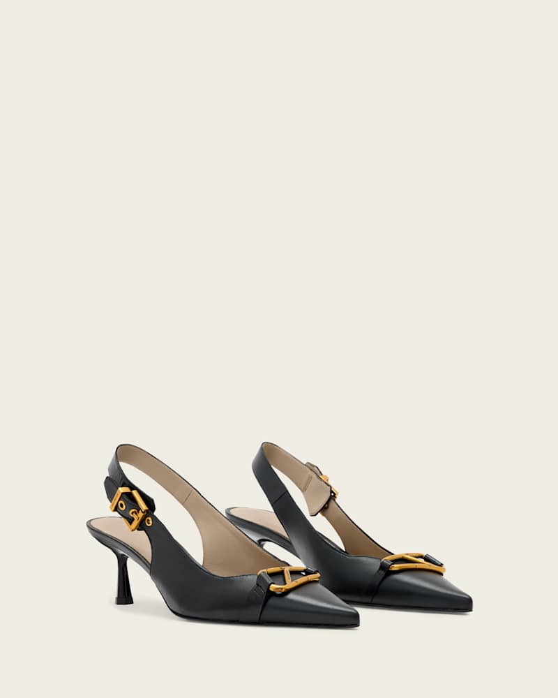 Hera Leather Slingback Shoes