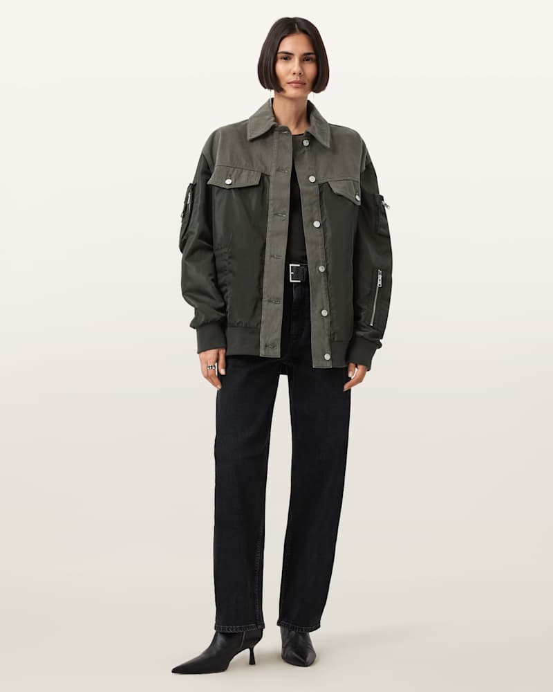 Verity Relaxed Fit Bomber Jacket