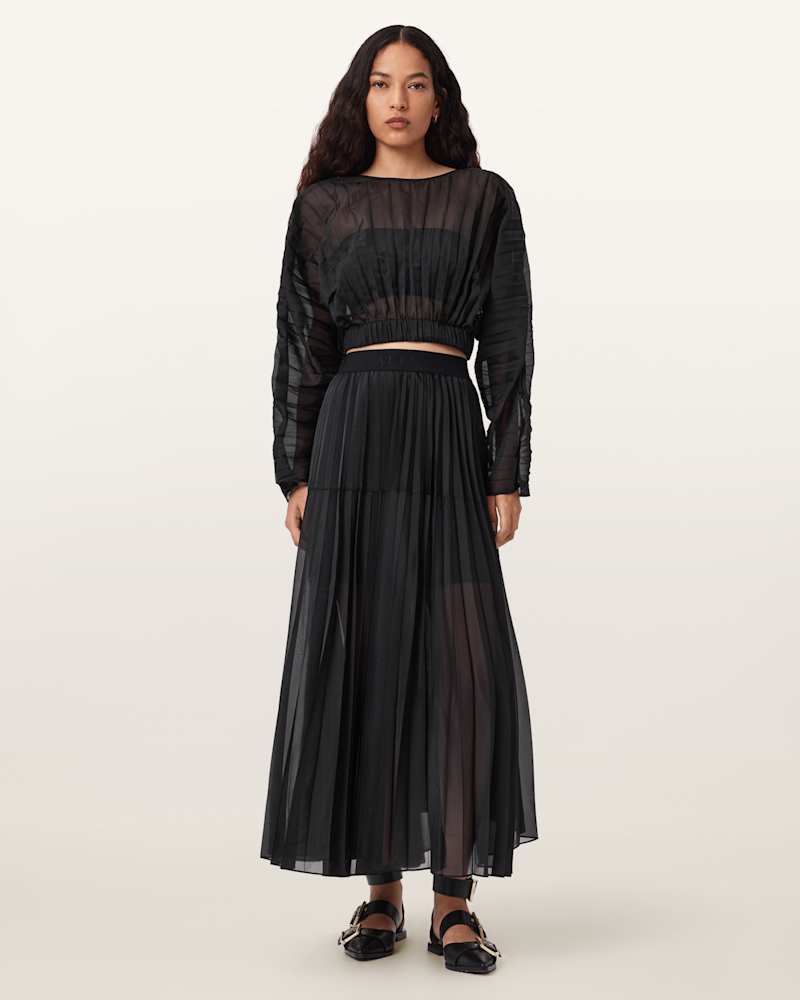 Micaela Pleated Skirt