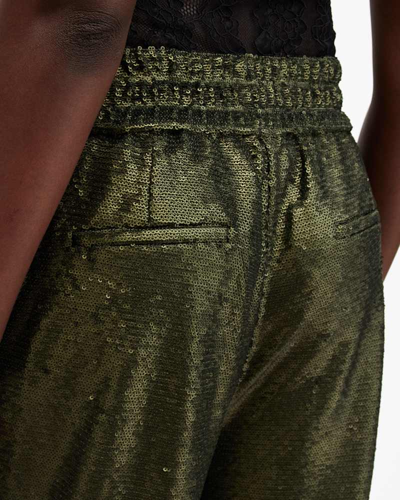 Charli Wide Leg Sequin Trousers