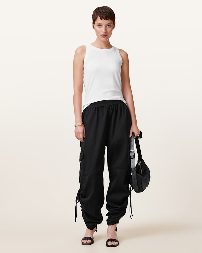 Kaye Relaxed Fit Tencel Trousers