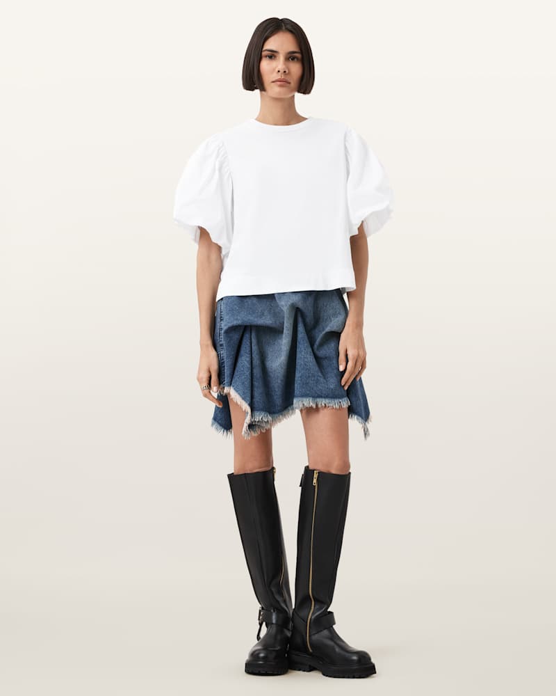 Jess Relaxed Woven T-Shirt