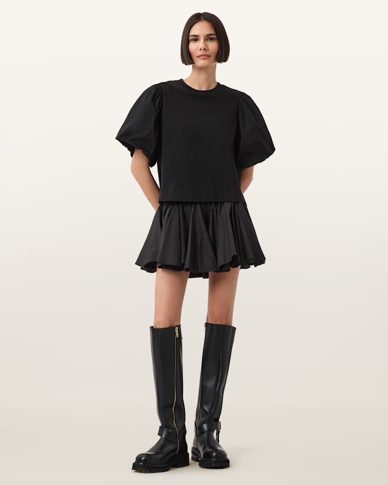 Jess Relaxed Woven T-Shirt