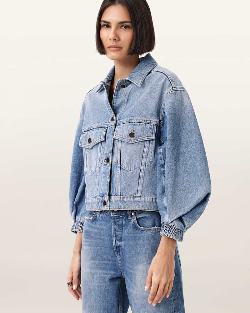 Luca Cropped Denim Jacket