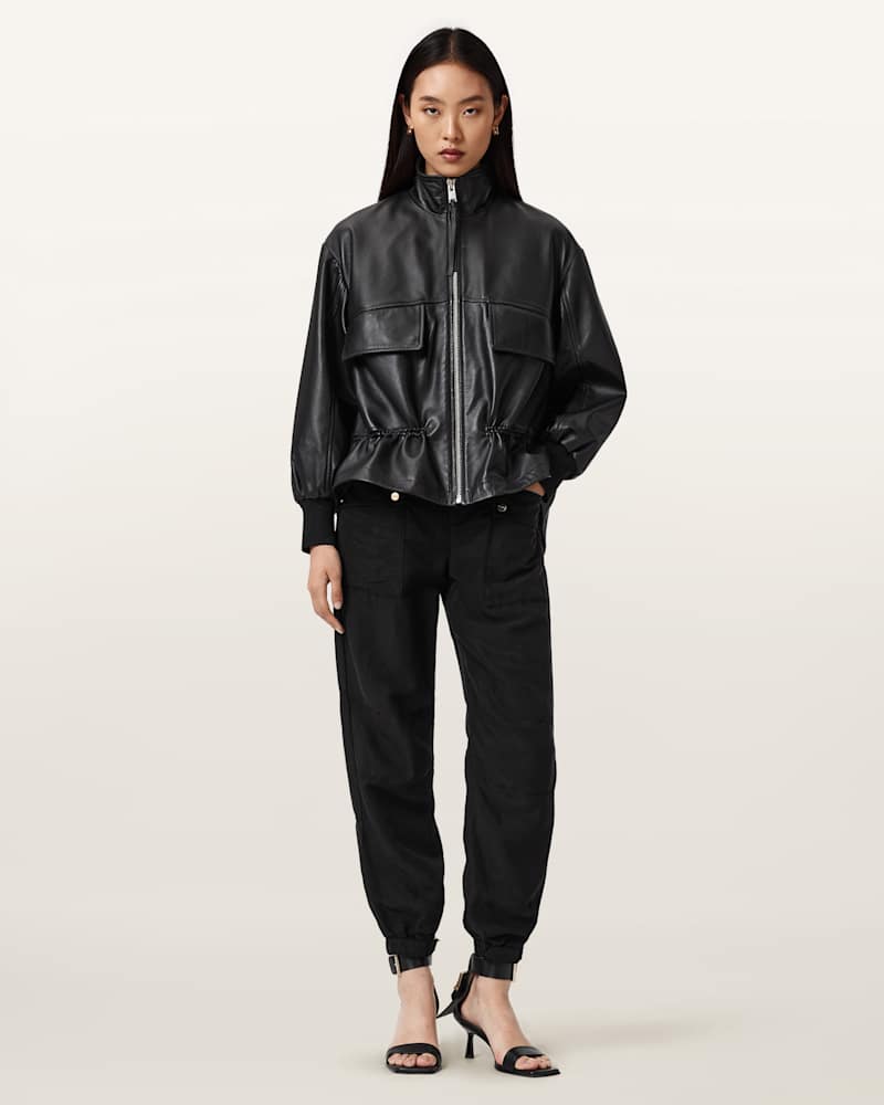 Val Cargo Linen Blend Trousers