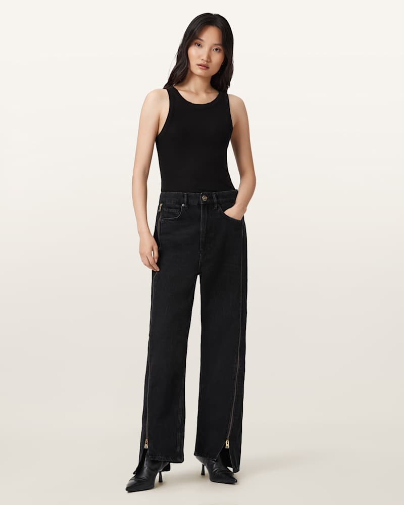 Frankie Double Zip Jeans