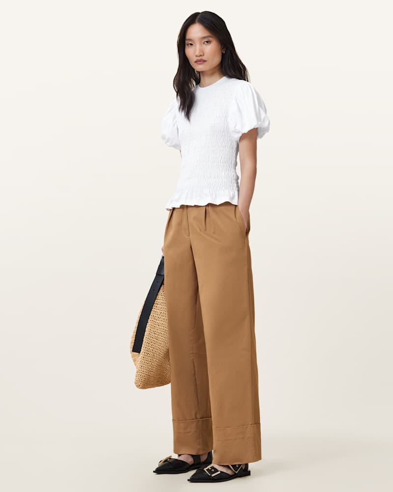 Poppy Brown Chino Trousers
