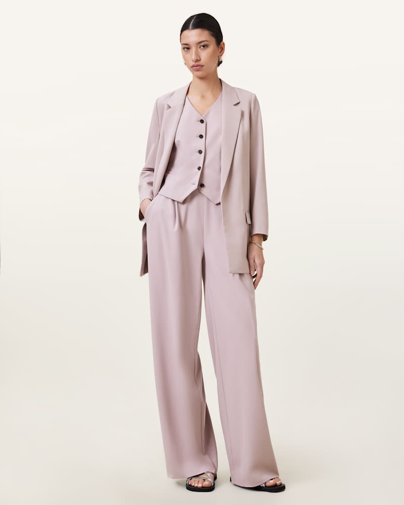 Aleida Lightweight Wide-Leg Trousers