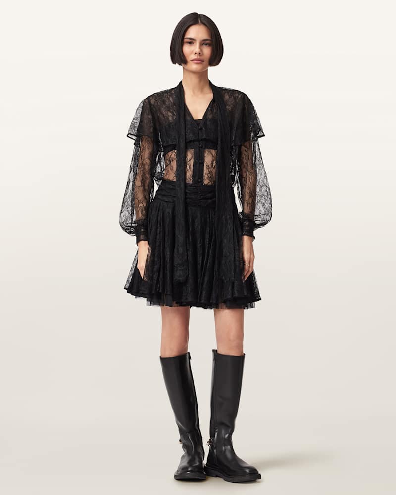 Athena Lace Mini Skirt