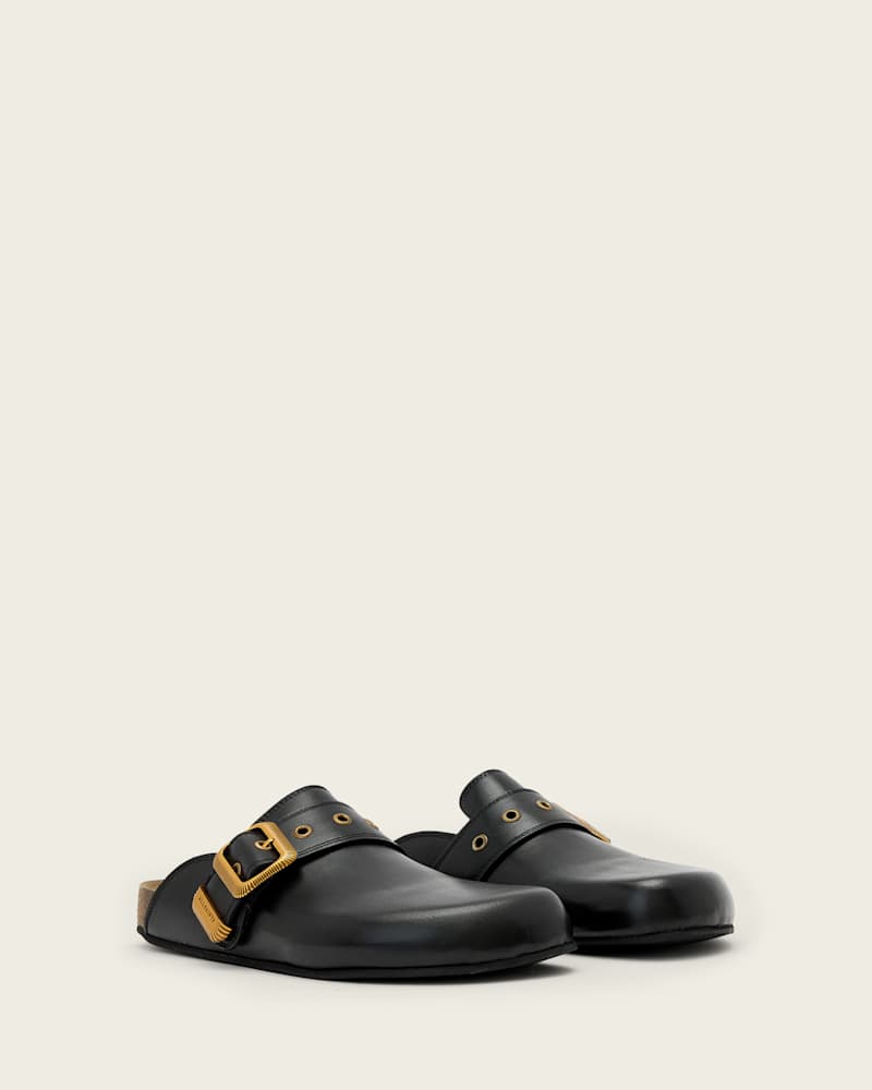 Staffa Adjustable Leather Mules