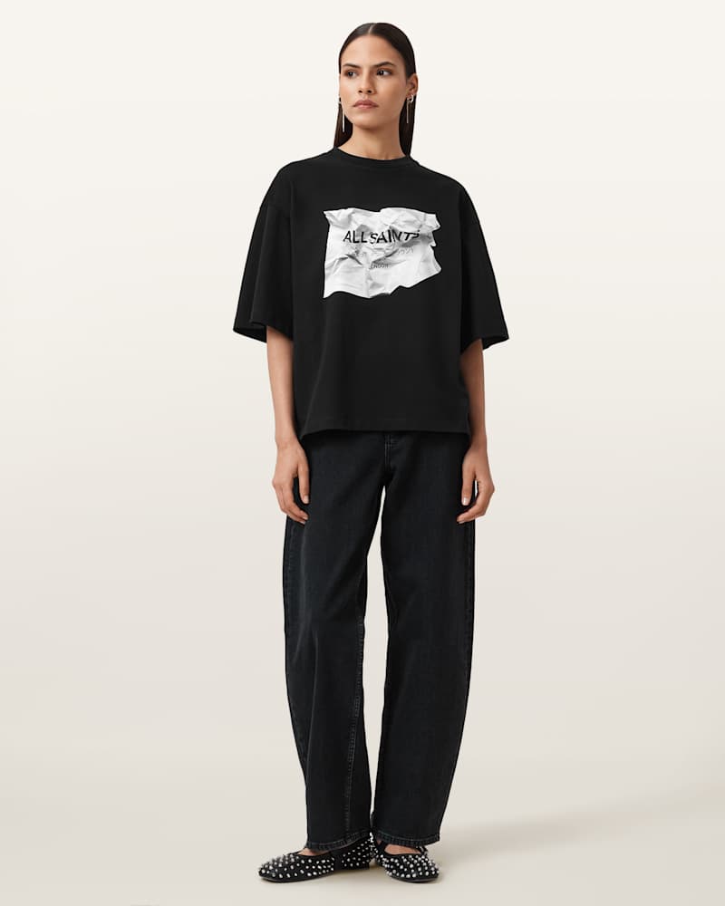 Amelie Scrunch Graphic T-shirt