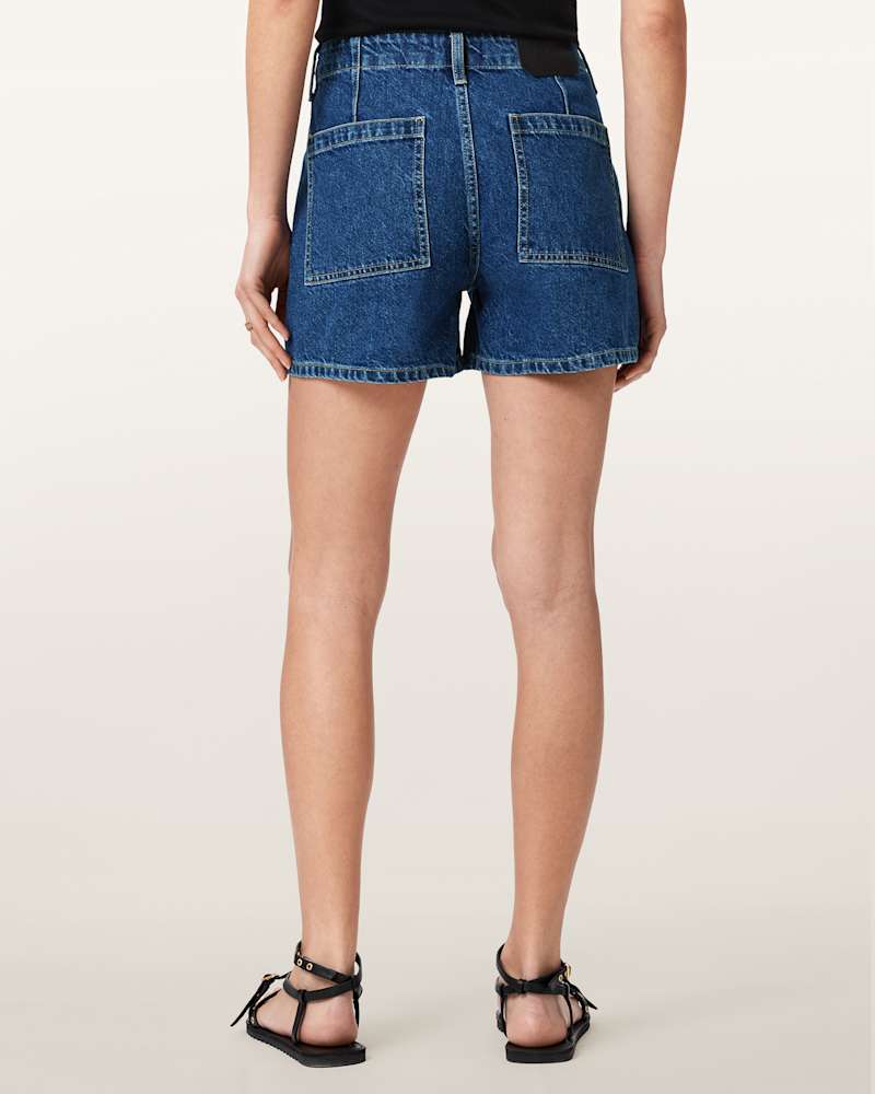 Tay Mid Rise Denim Shorts
