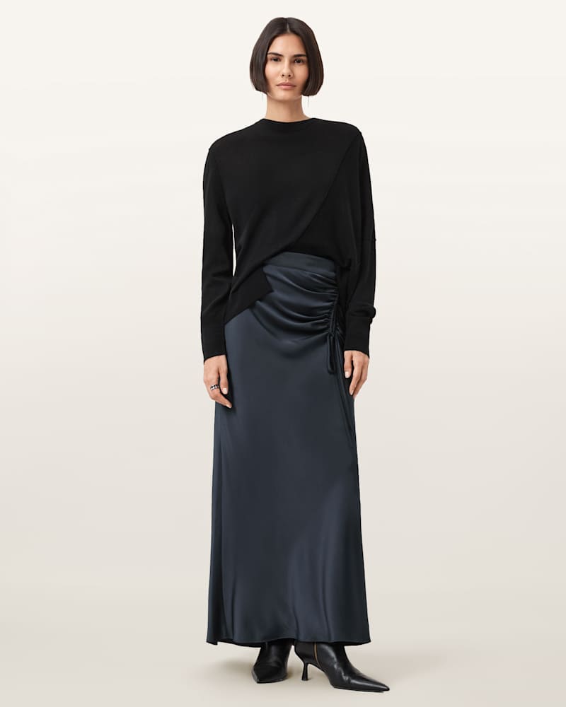 Alexia Gathered Maxi Skirt