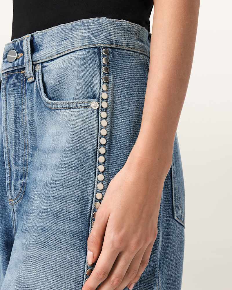 Frankie Loose Fit Stud Denim Jeans