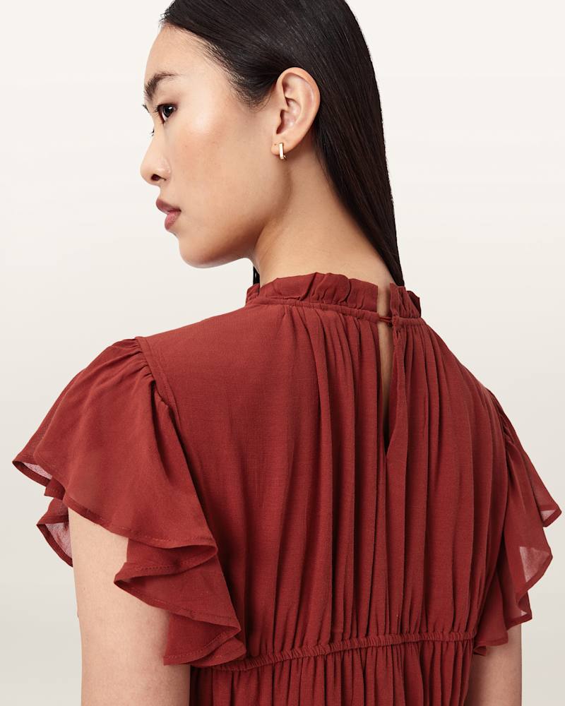 Shaela Ruffled Maxi Dress