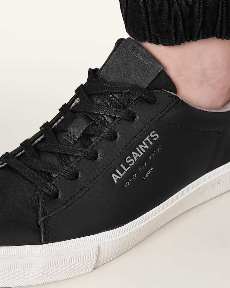 Underground Leather Low Top Trainers