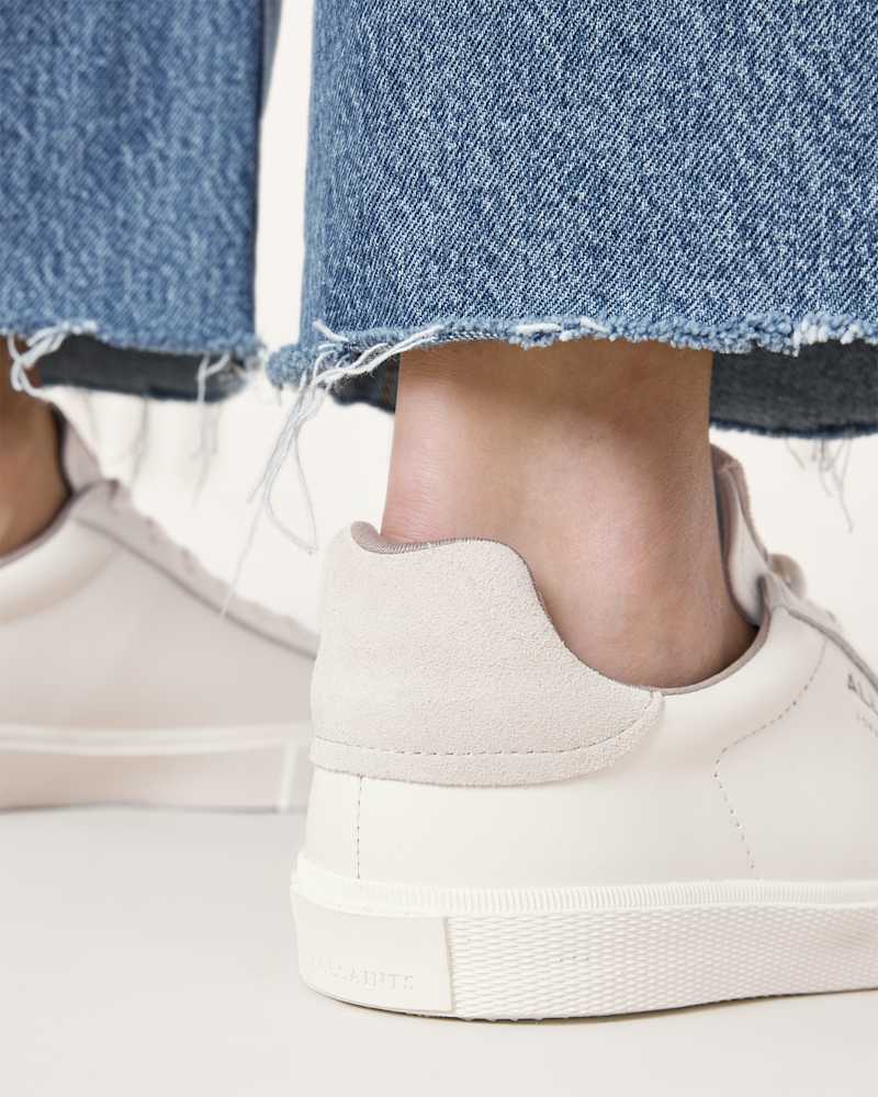 Underground Leather Low Top Trainers