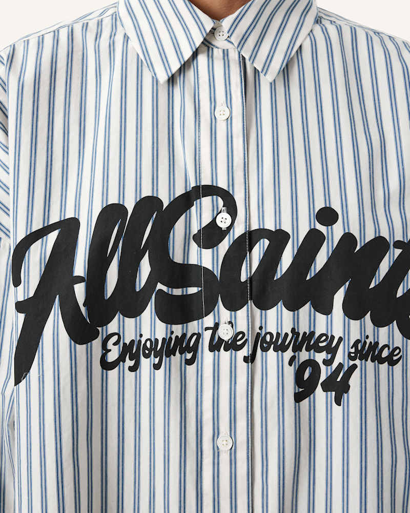 Adrianne Relaxed Striped Shirt