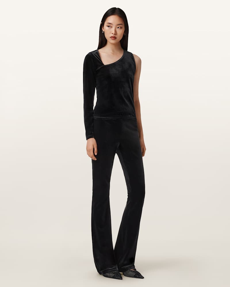 Zanni Velvet Flare Trousers