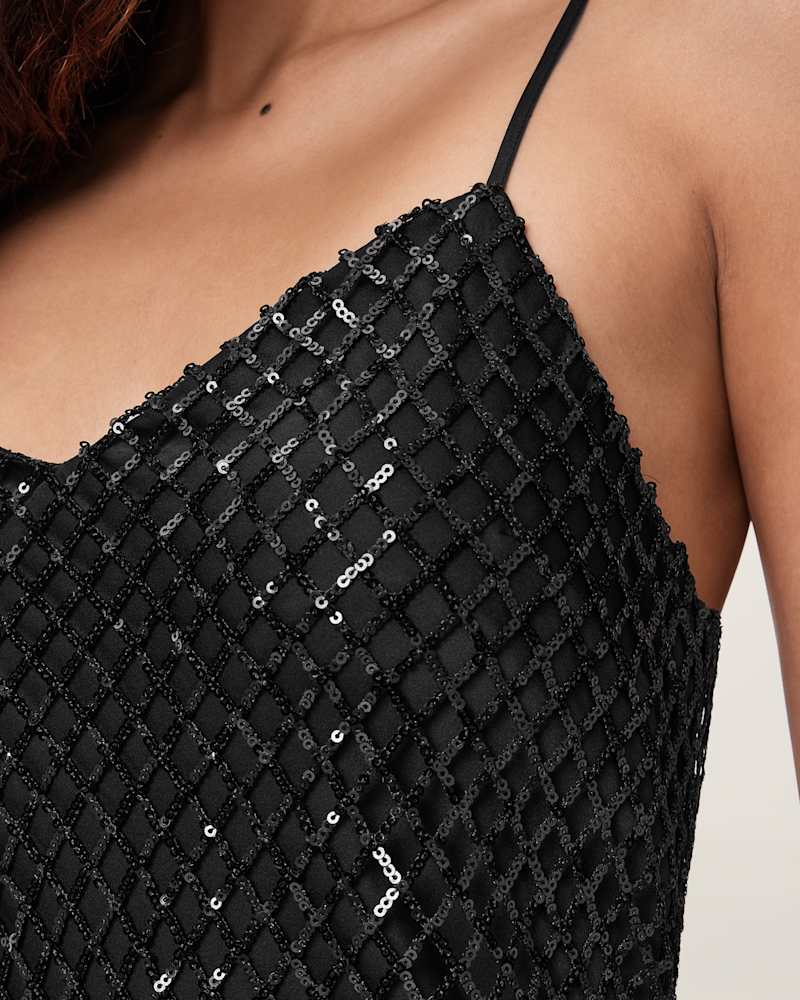 Chantelle Sequin Midi Slip Dress