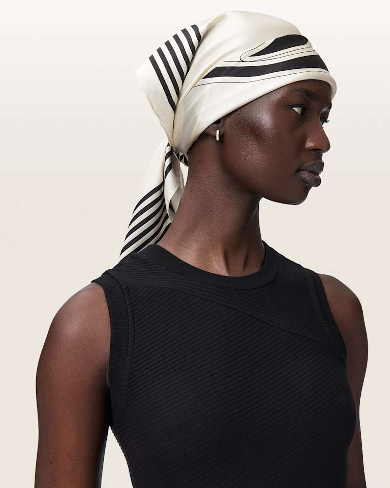 Gothic AllSaints Silk Scarf