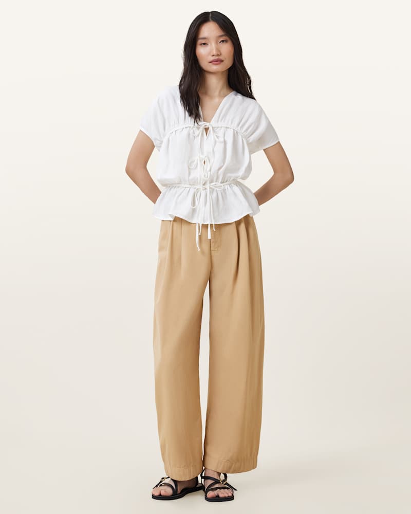 Becca Voluminous Leg Trousers