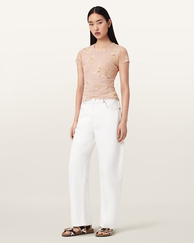 Ellie Mesh Floral T-Shirt
