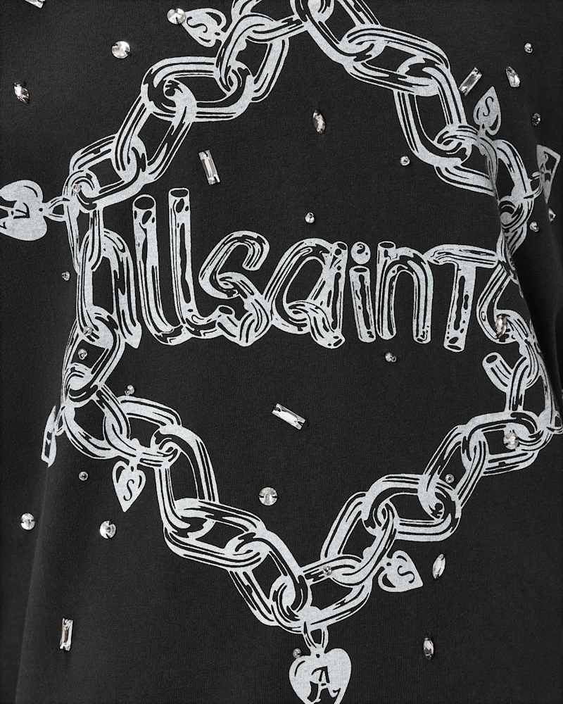 Drip Scatter Embellished Mini Dress