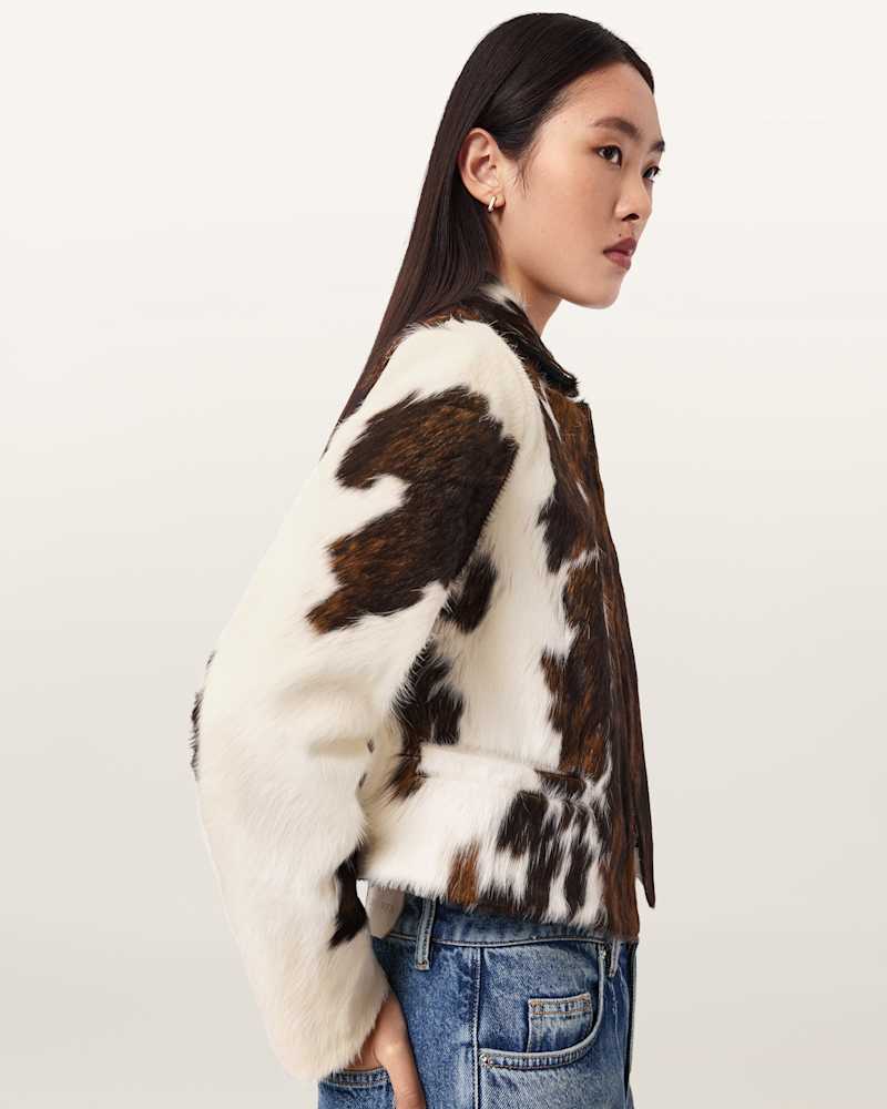 Apton Dapple Cowhide Blazer
