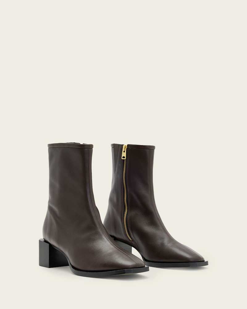 Avril Leather Ankle Boots