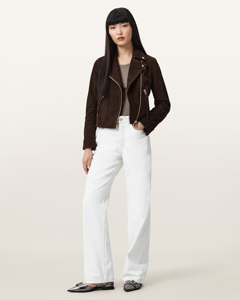 Dalby Suede Biker Jacket