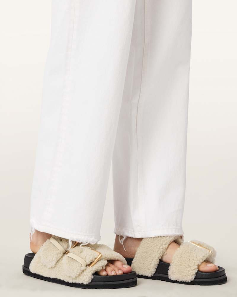 Sian Sherpa Lined Leather Sandals