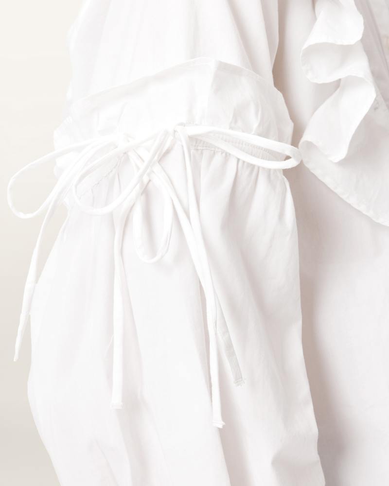 Lulu Ruffled Cotton Shirt