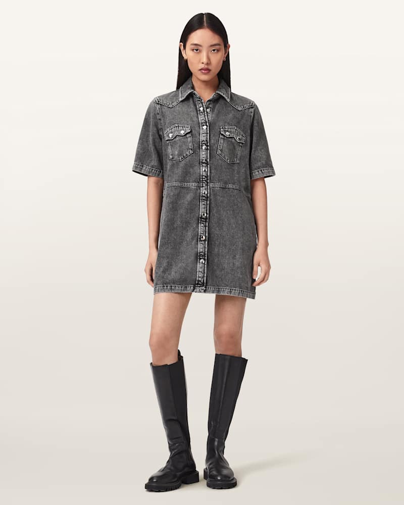 Rock Denim Mini Dress