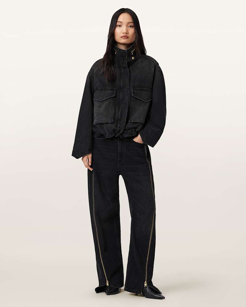 Clay Denim Cropped Jacket