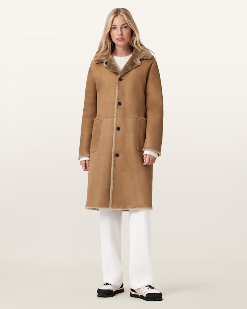 Serra Reversible Shearling Coat