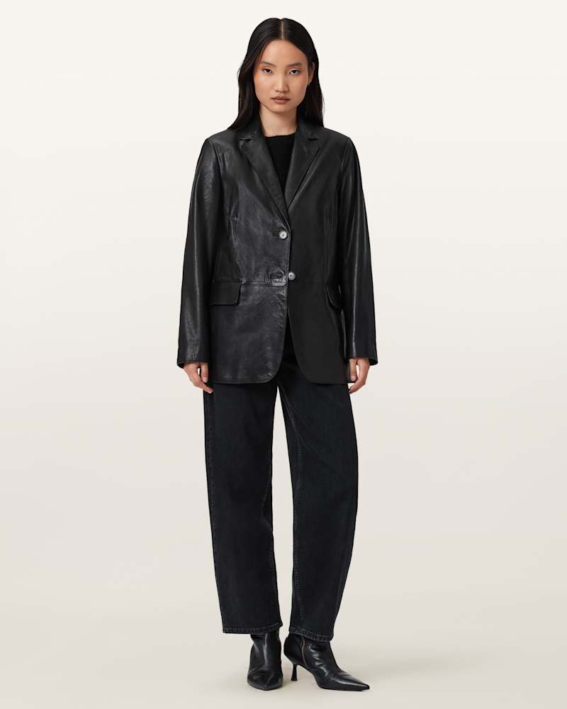 Arna Leather Blazer