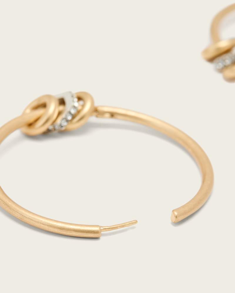 Selene Bolt Hoop Earrings