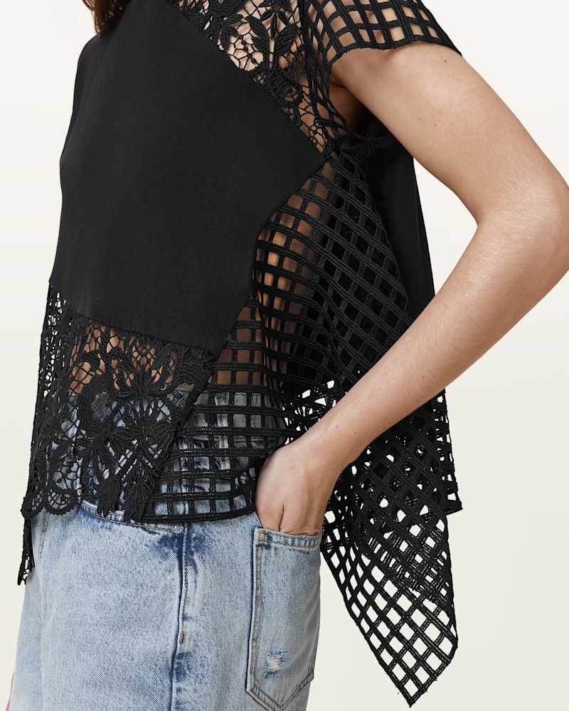 Zala Crochet Top