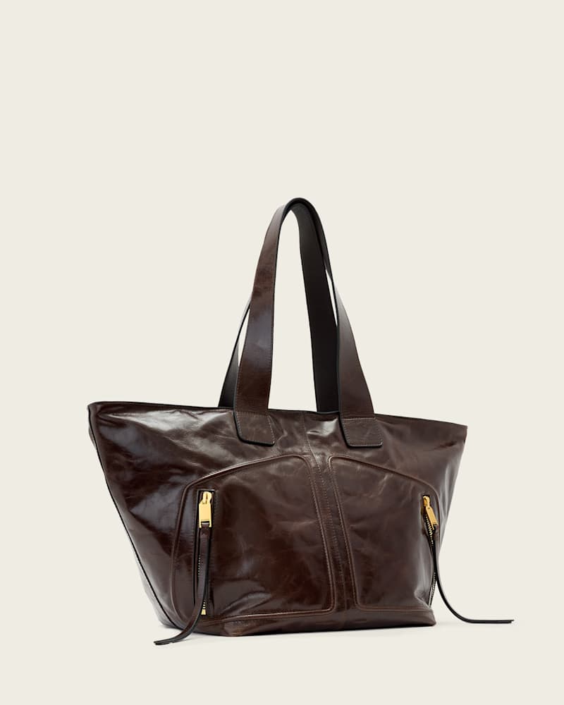 Jean Rey Leather Tote Bag