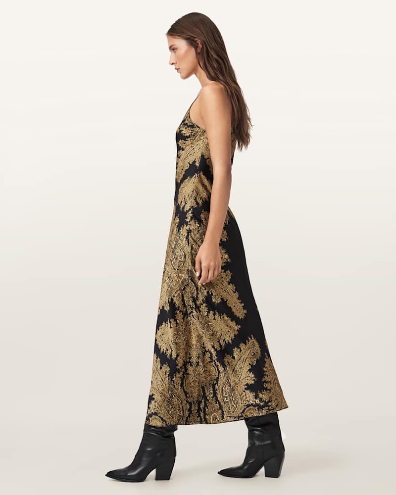 Bryony Paisley Slip Dress
