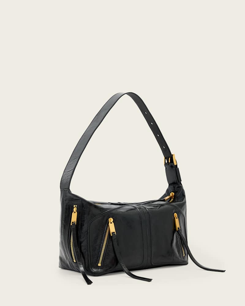 Jean Rey Leather Shoulder Bag