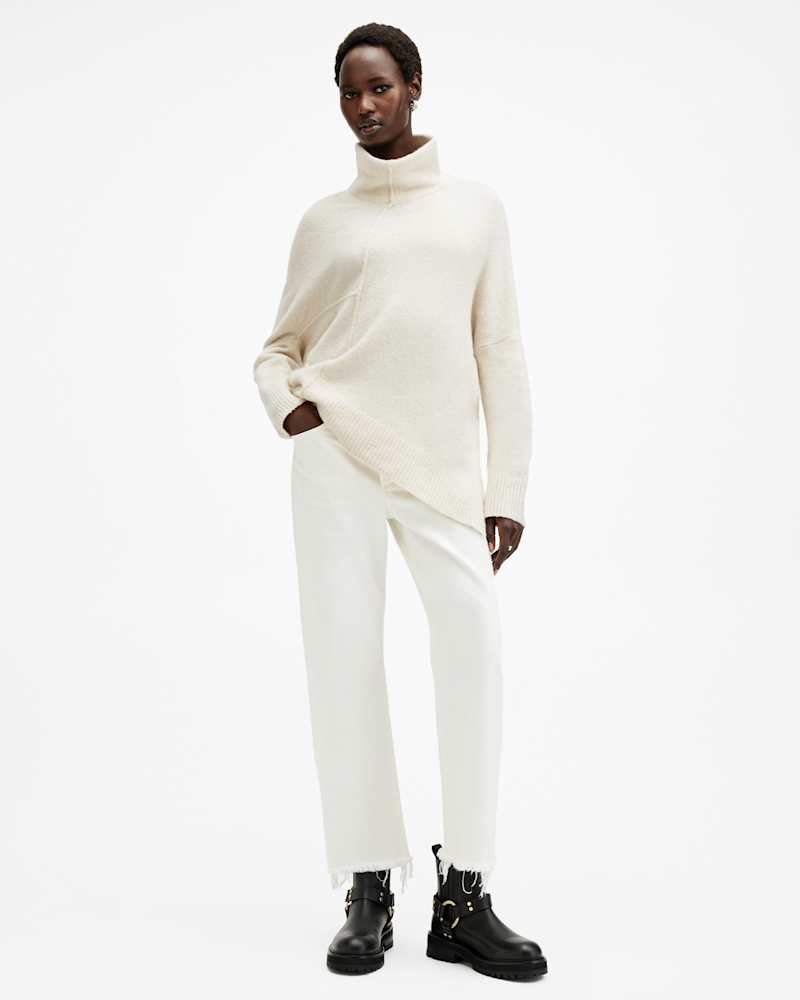 Lock Roll Neck Relaxed Fit Jumper