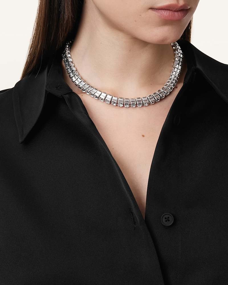 Gia Crystal Chain Necklace