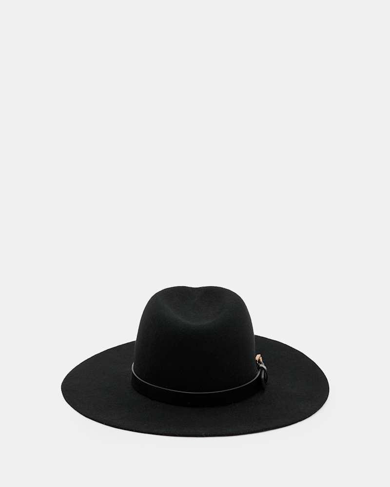 Addison Wool Buckle Fedora Hat