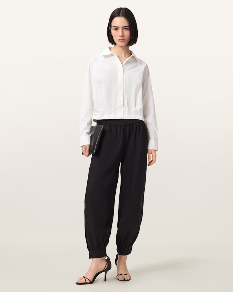 Nara Cropped Long Sleeve Shirt
