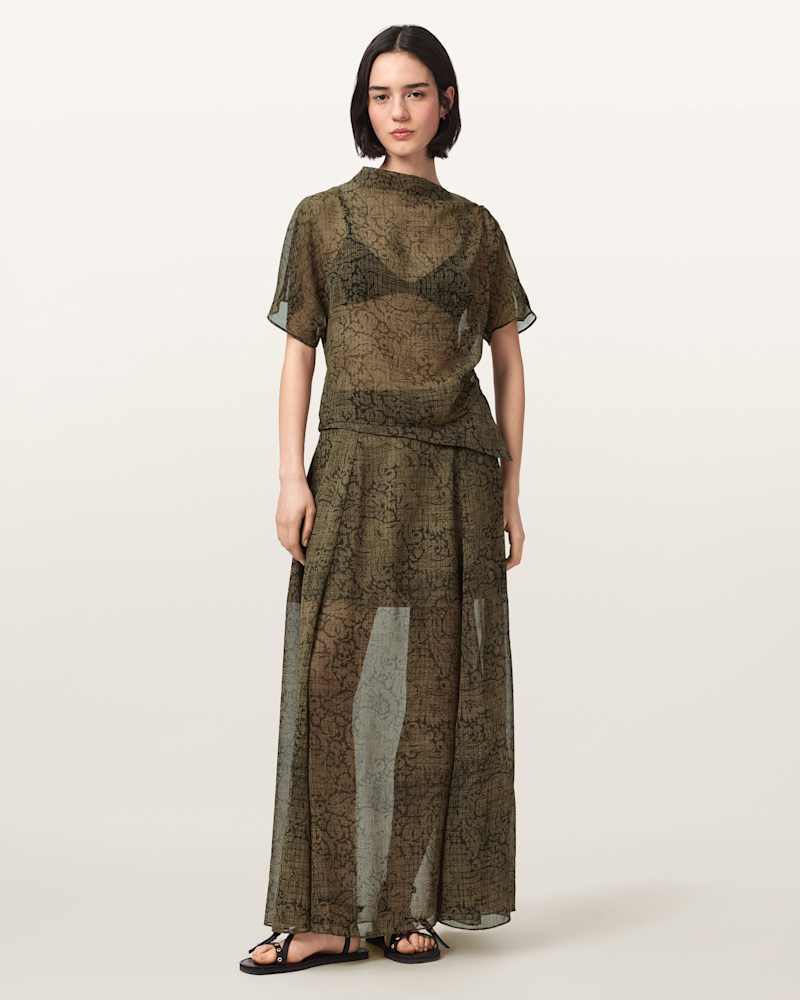 Sali Cropped Mesh Top