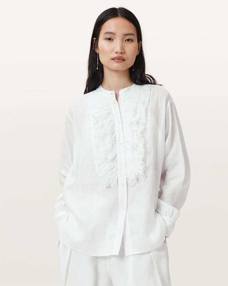 Cassia Long Sleeve Linen Shirt