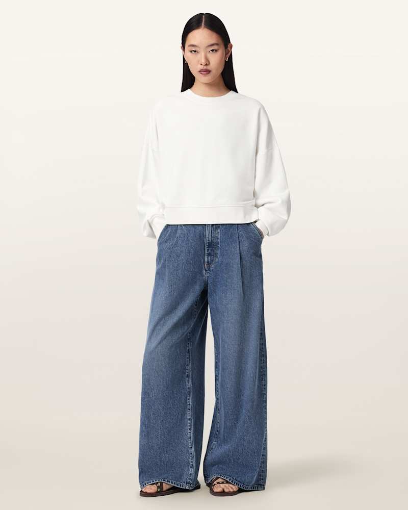 Esme Lila Oversized Long Sleeve Sweatshirt